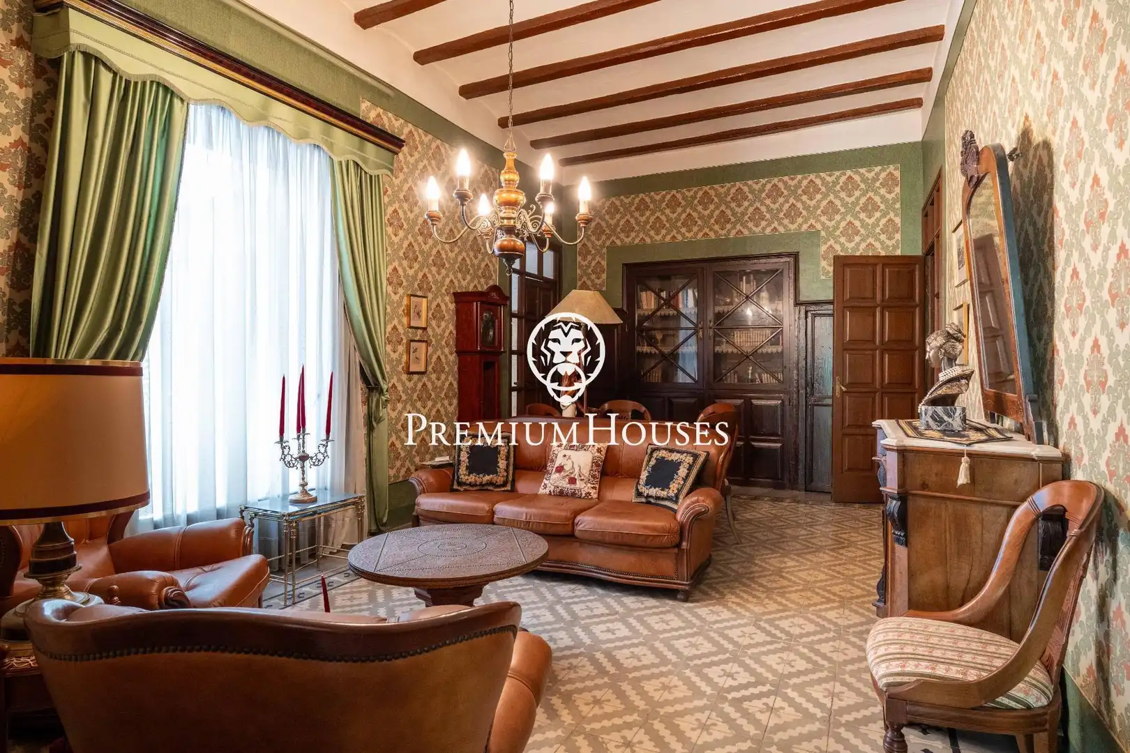 Sala d'estar de Casa o xalet en venda en Ulldecona amb Calefacció, Jardí privat i Terrassa