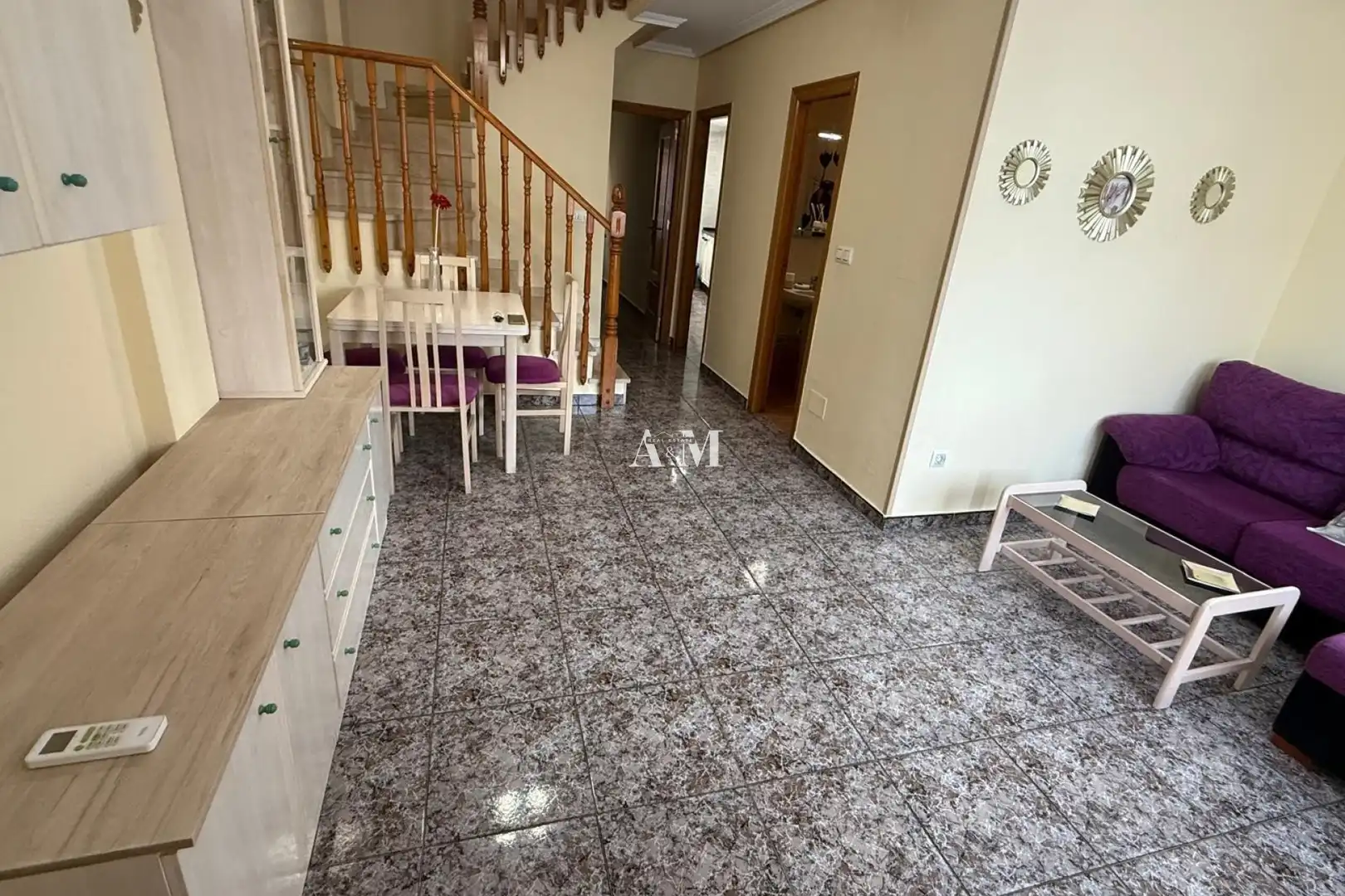 Casa adosada de alquiler en San Pedro del Pinatar con Aire acondicionado, Calefacción y Jardín privado