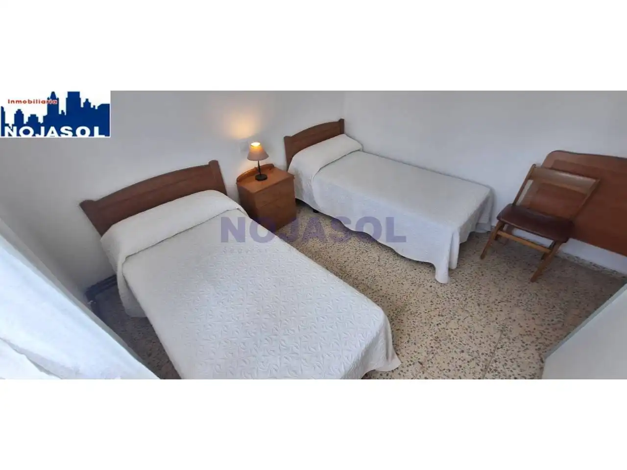 Schlafzimmer von Einfamilien-Reihenhaus zur Miete in Noja mit Heizung, Privatgarten und Terrasse