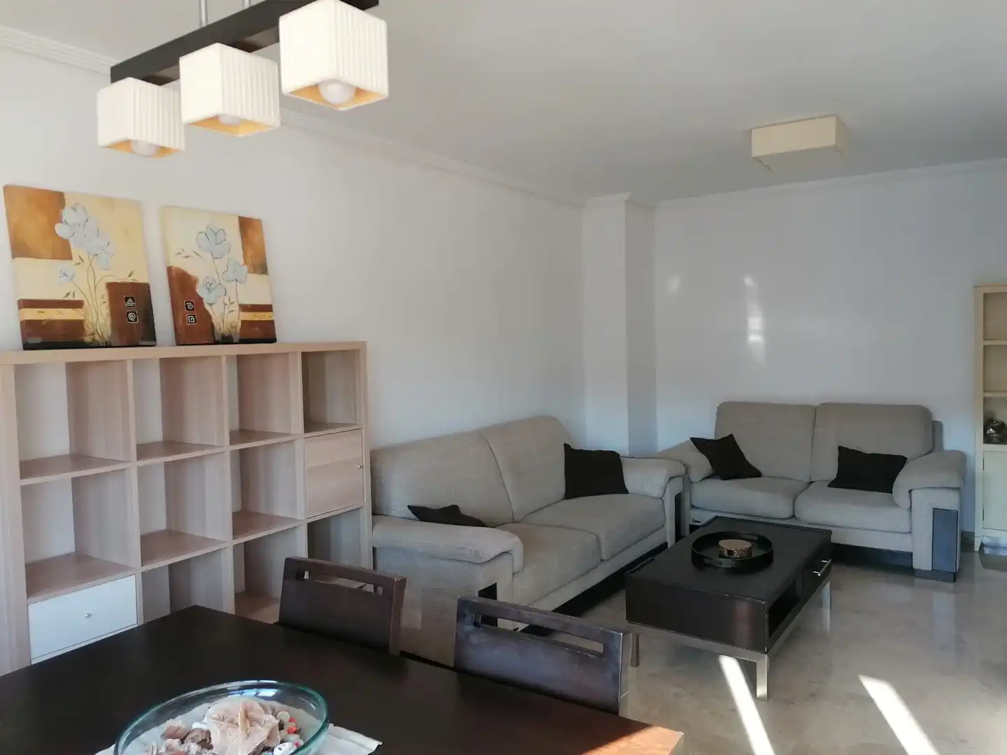 Sala d'estar de Pis de lloguer en Valencia amb Traster, Piscina i Moblat