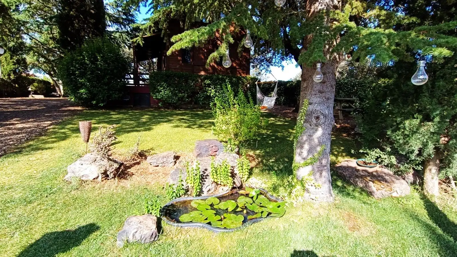 Jardí de Casa o xalet en venda en Palacios del Pan amb Calefacció, Jardí privat i Terrassa