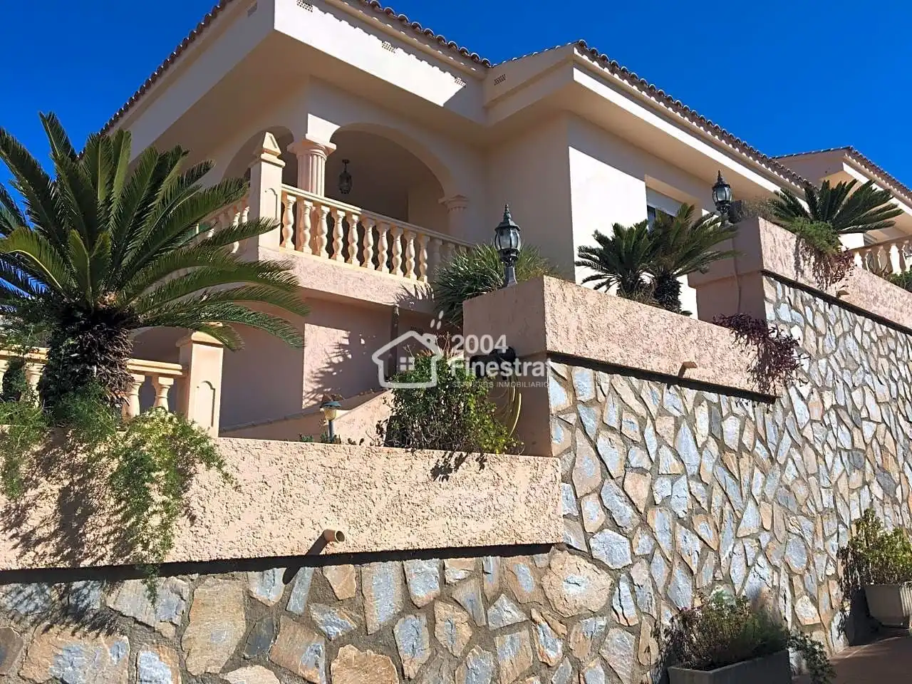 Exterior view of Houses for sale in La Nucia  with Private garden and Swimming Pool