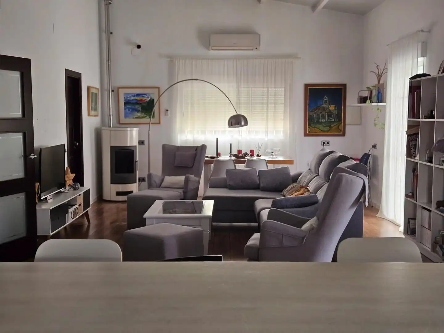Sala d'estar de Casa o xalet en venda en Fuente Palmera amb Aire condicionat, Calefacció i Jardí privat