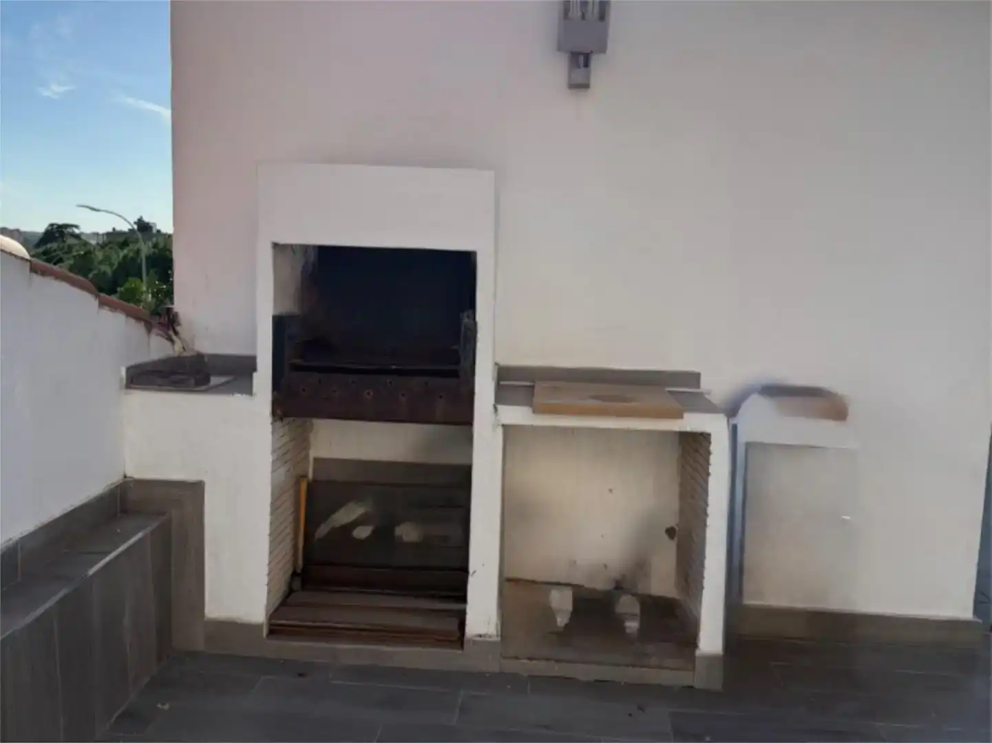 Cuina de Casa adosada en venda en Badajoz amb Aire condicionat