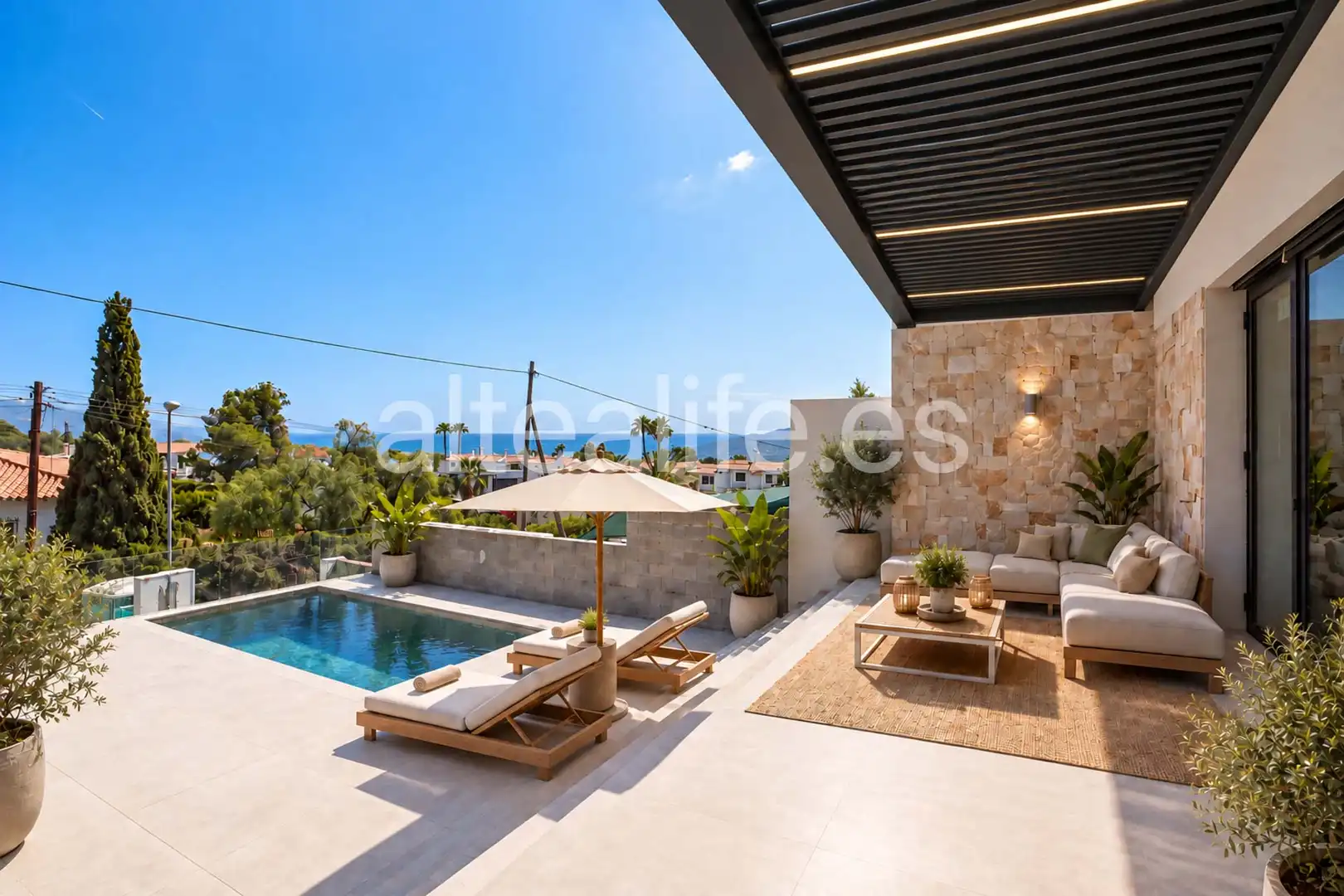 Villa con piscina in vendita a Carrer Cap Roig, imagen 3