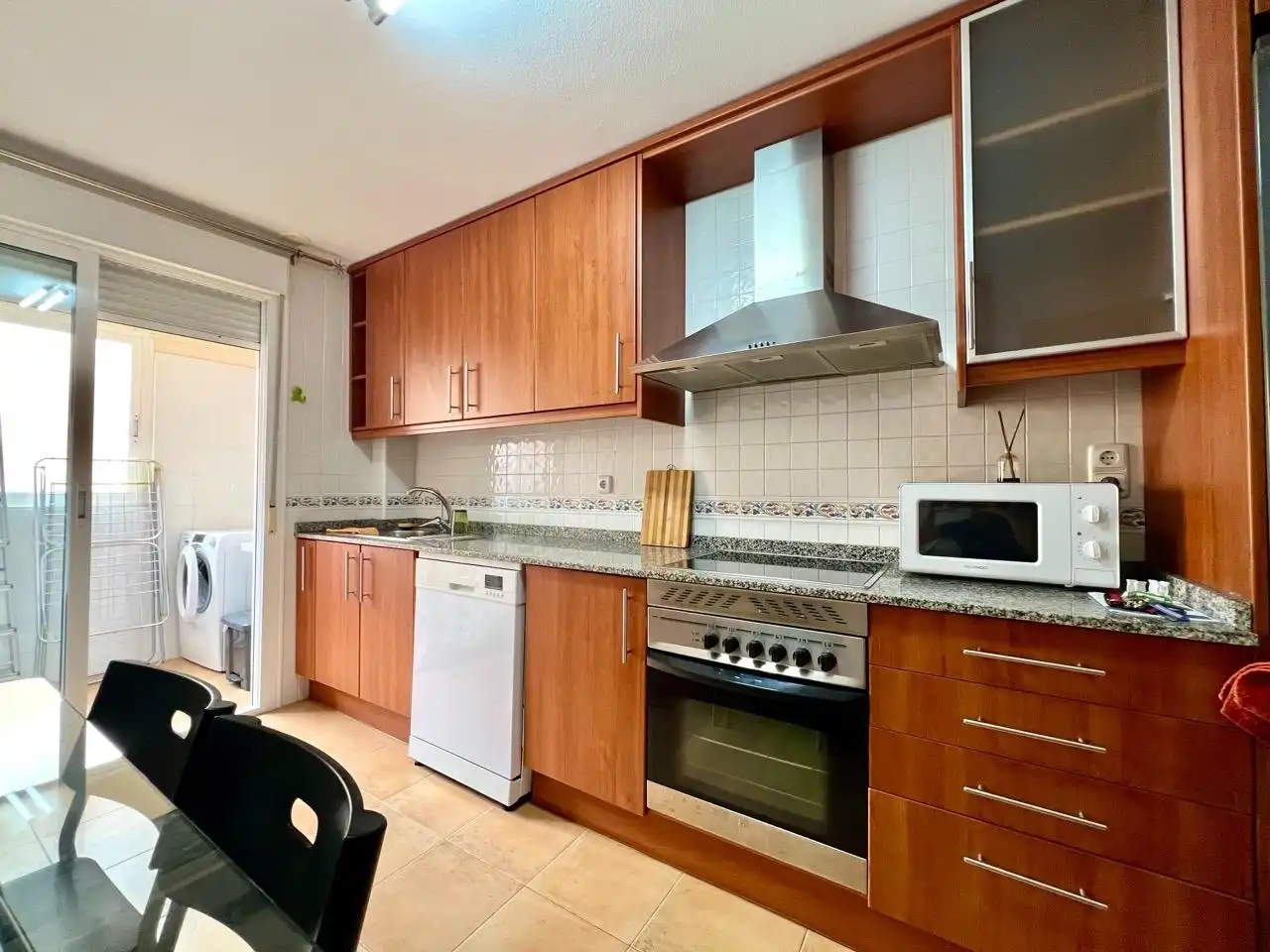 Cocina de Piso de alquiler en Molina de Segura con Terraza, Amueblado y Piscina comunitaria