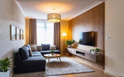 Sala d'estar de Apartament en venda en  Barcelona Capital