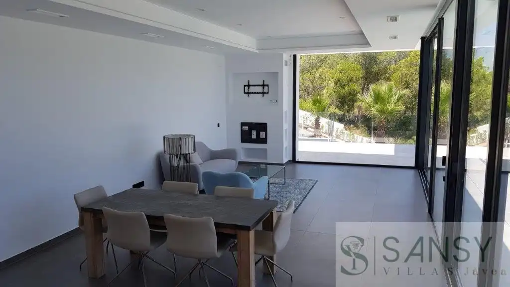 Living room of Houses for sale in Jávea / Xàbia  with Air Conditioner, Heating and Swimming Pool