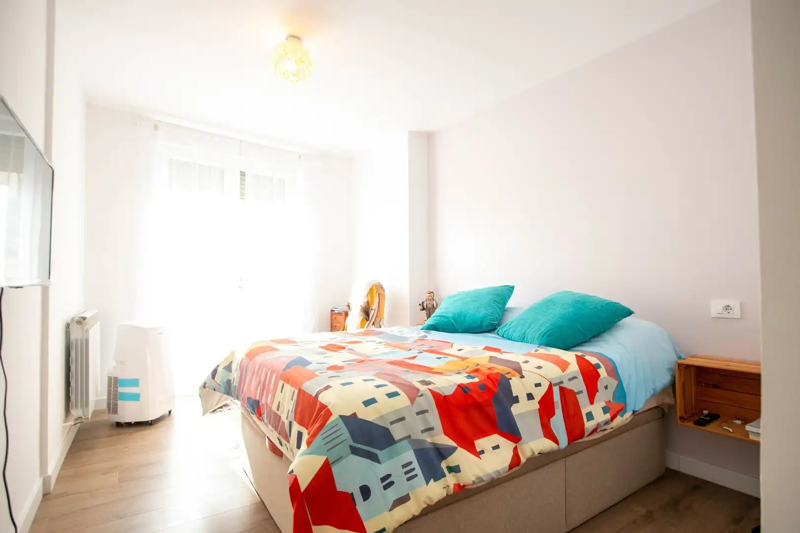 Schlafzimmer von Wohnung zum Verkauf in Estella / Lizarra mit Heizung, Terrasse und Möbliert