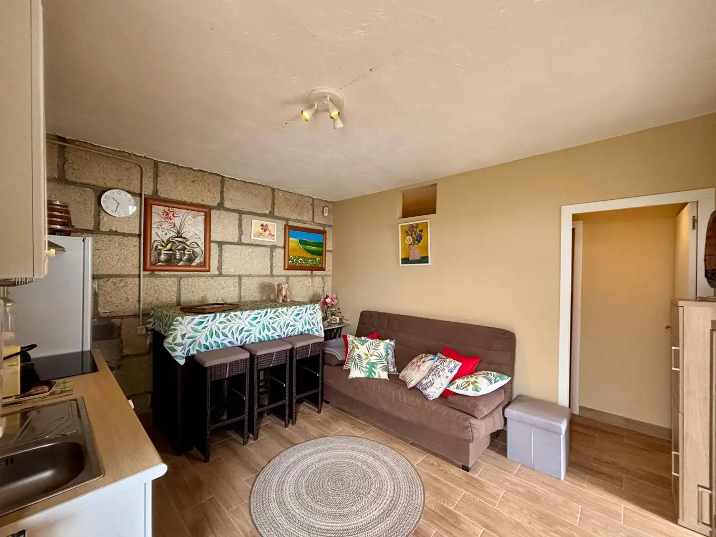 Sala de estar de Finca rústica en venta en Fasnia con Trastero, Piscina y Amueblado