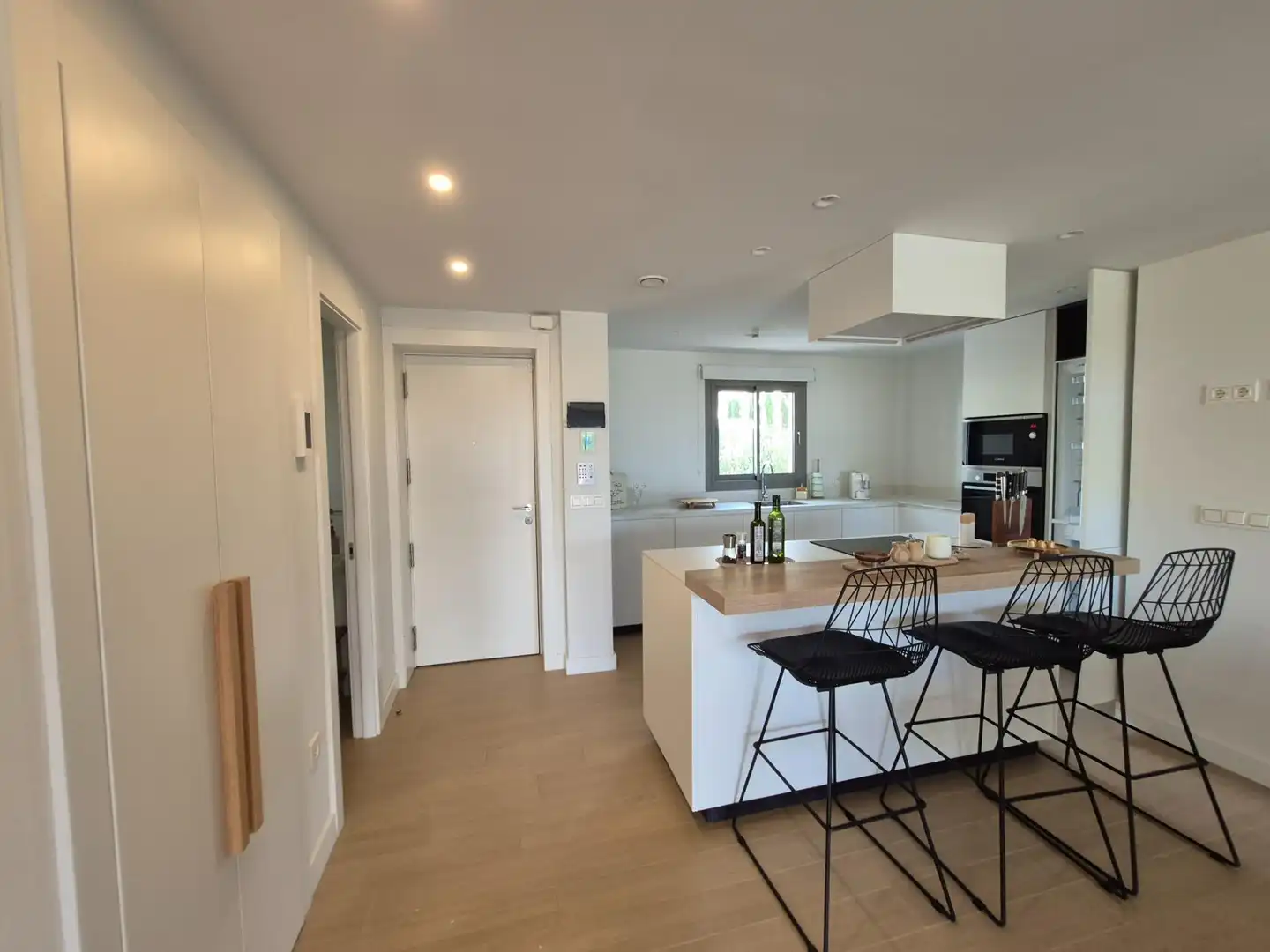 Küche von Wohnung zur Miete in Mijas mit Klimaanlage, Privatgarten und Terrasse