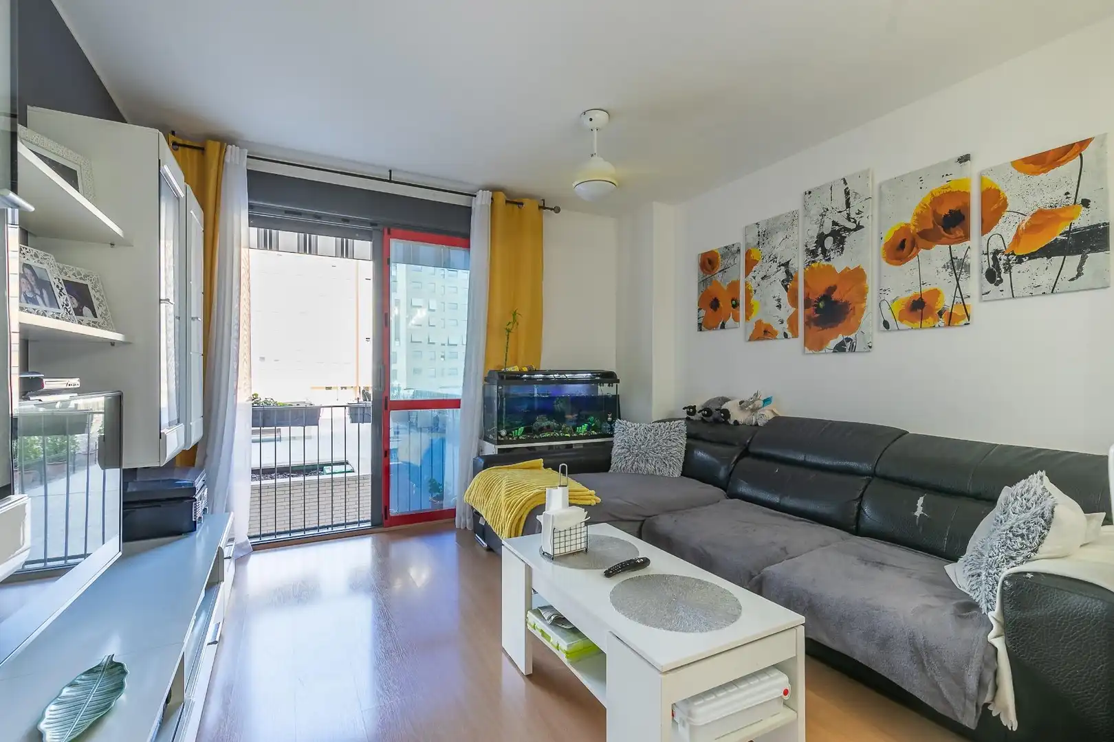 Sala de estar de Piso en venta en Alcalá de Henares con Calefacción y Terraza