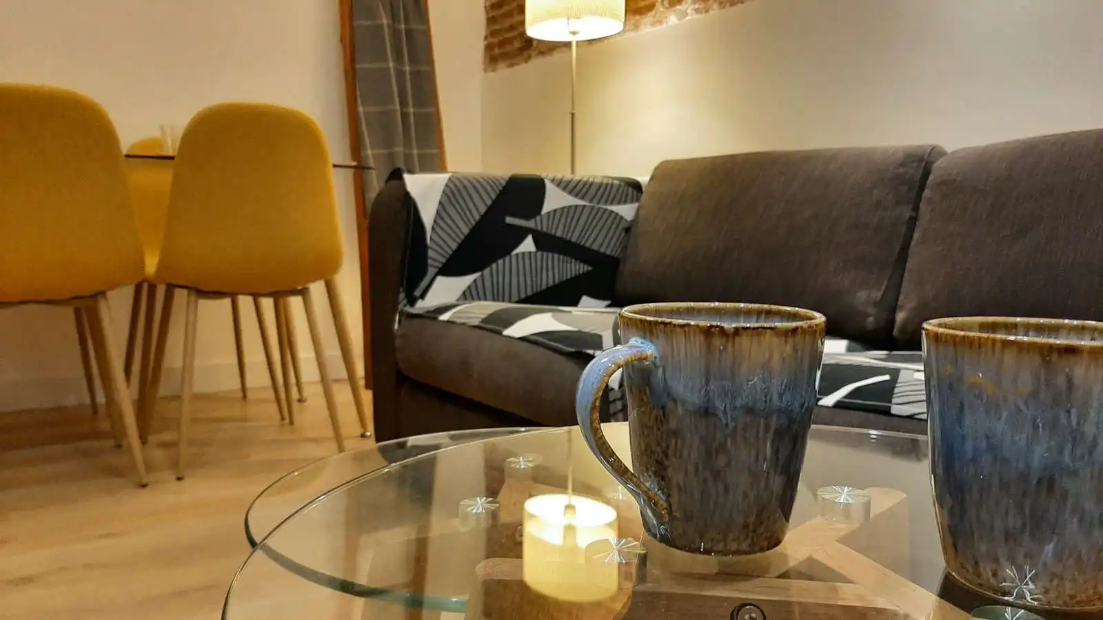 Living room of Apartments for share in Madrid  with Air Conditioner, Heating and Terrace