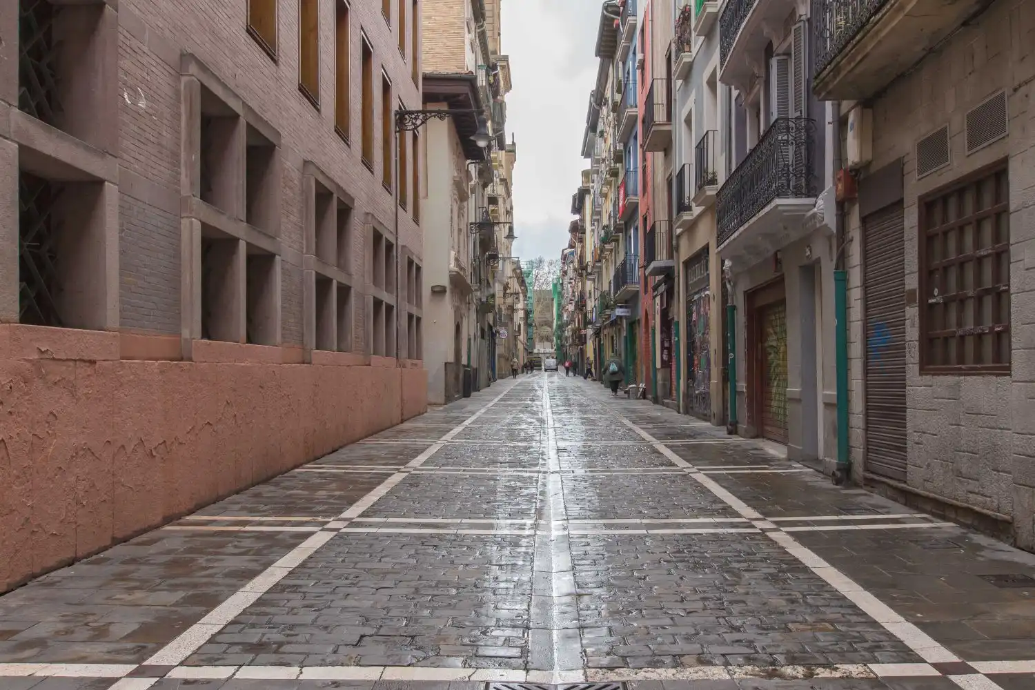 Vista exterior de Piso en venta en  Pamplona / Iruña con Calefacción, Amueblado y Balcón