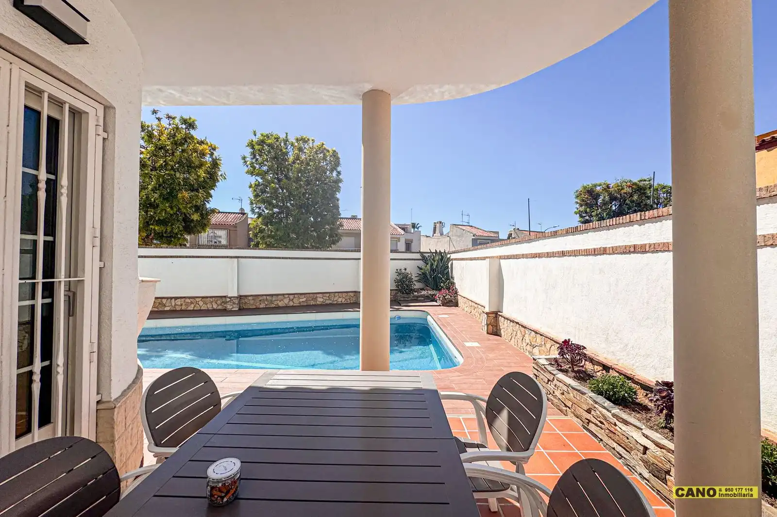 Terrace of Houses for sale in Roquetas de Mar  with Terrace, Storage room and Swimming Pool