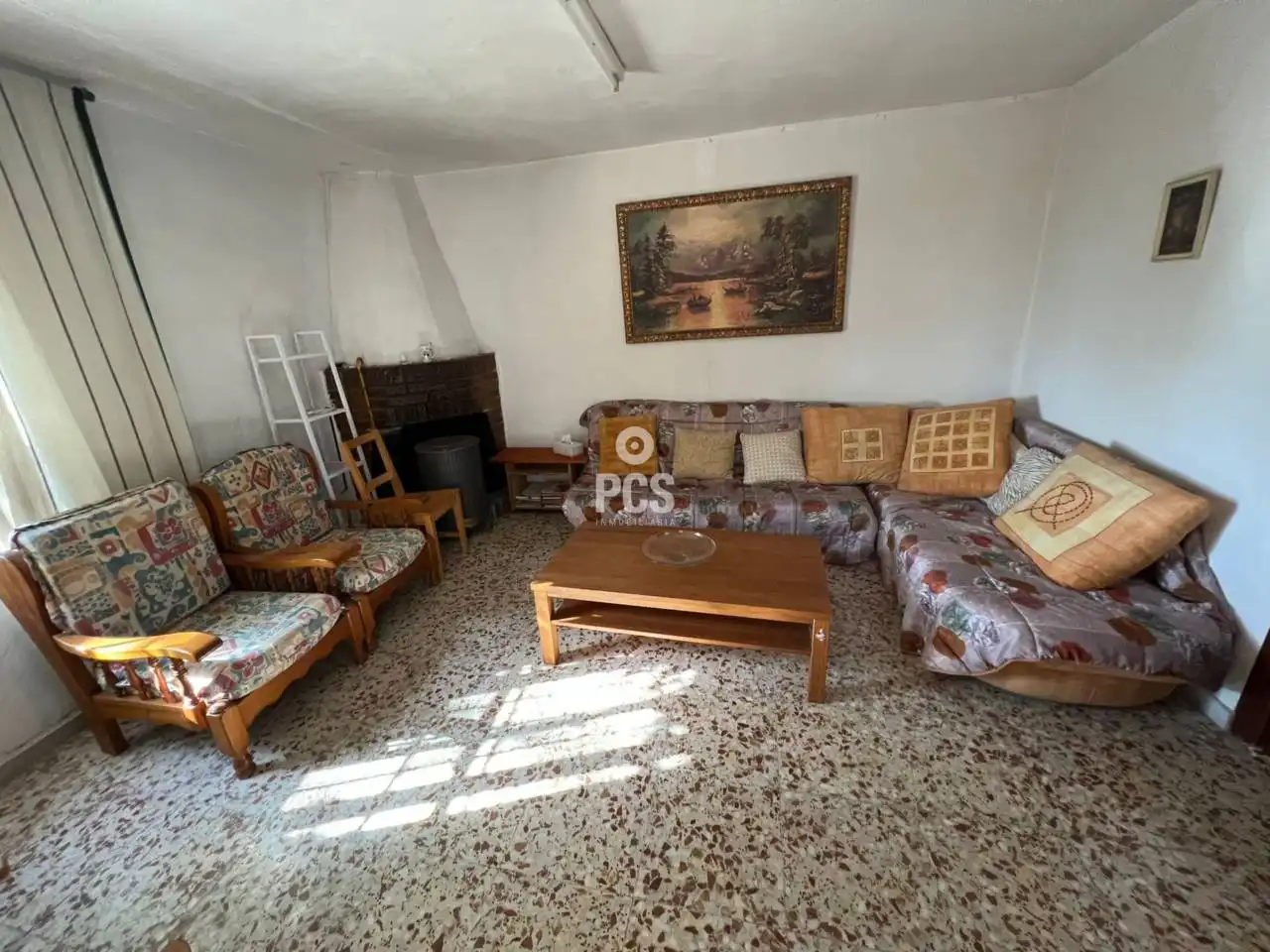 Sala de estar de Casa o chalet en venta en Alhama de Murcia con Jardín privado y Terraza