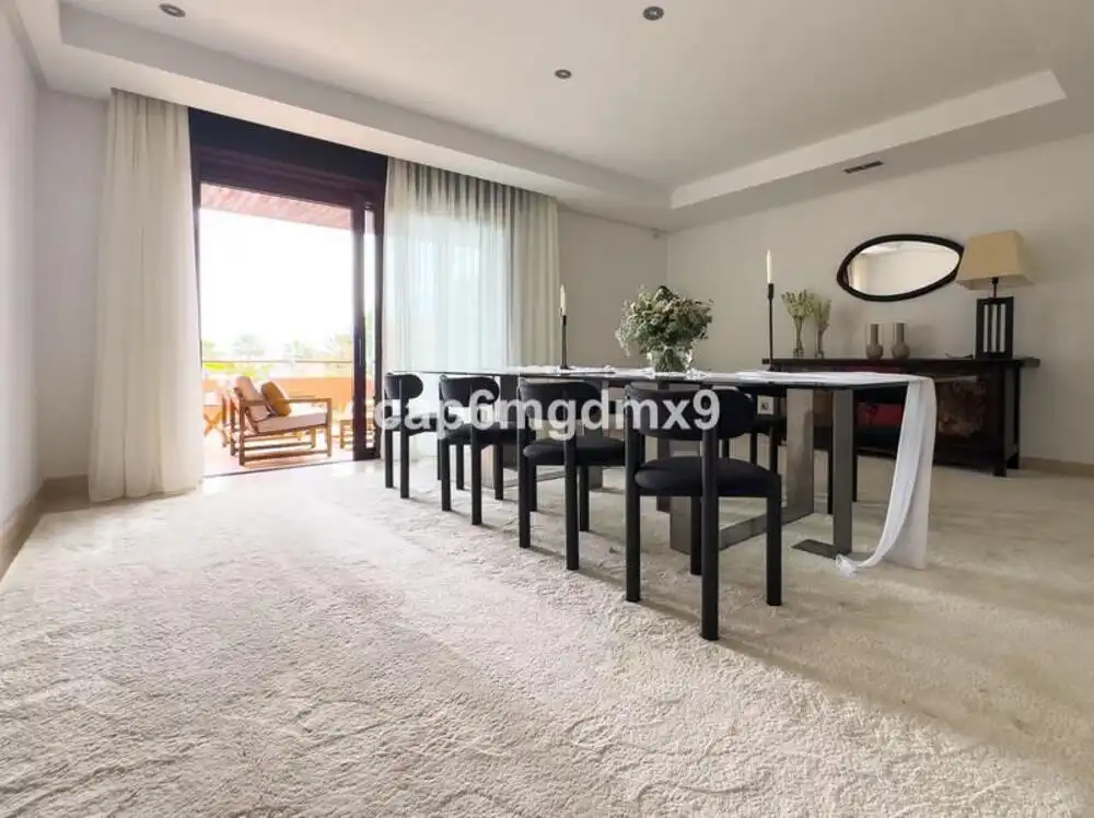 Dining room of Attic for rent in Marbella  with Air Conditioner, Terrace and Storage room
