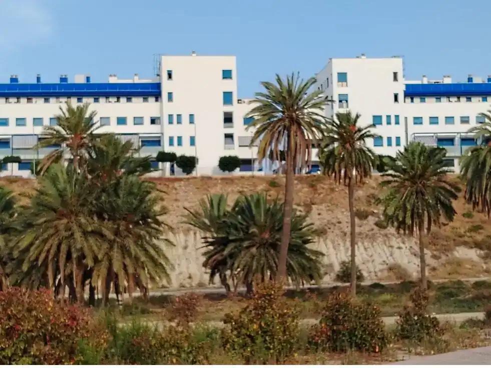 Vista exterior de Àtic en venda en Garrucha amb Jardí privat, Traster i Piscina