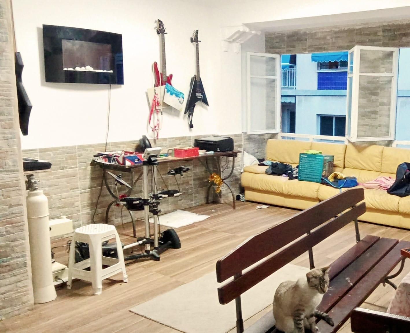 Living room of Apartment for sale in Villajoyosa / La Vila Joiosa  with Air Conditioner and Balcony