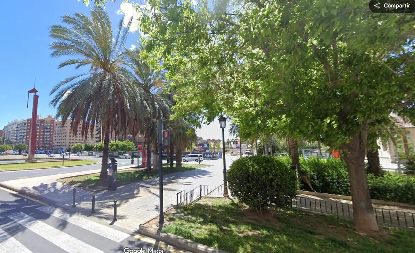 Außenansicht von Wohnung zur Miete in Valencia mit Klimaanlage, Heizung und Möbliert