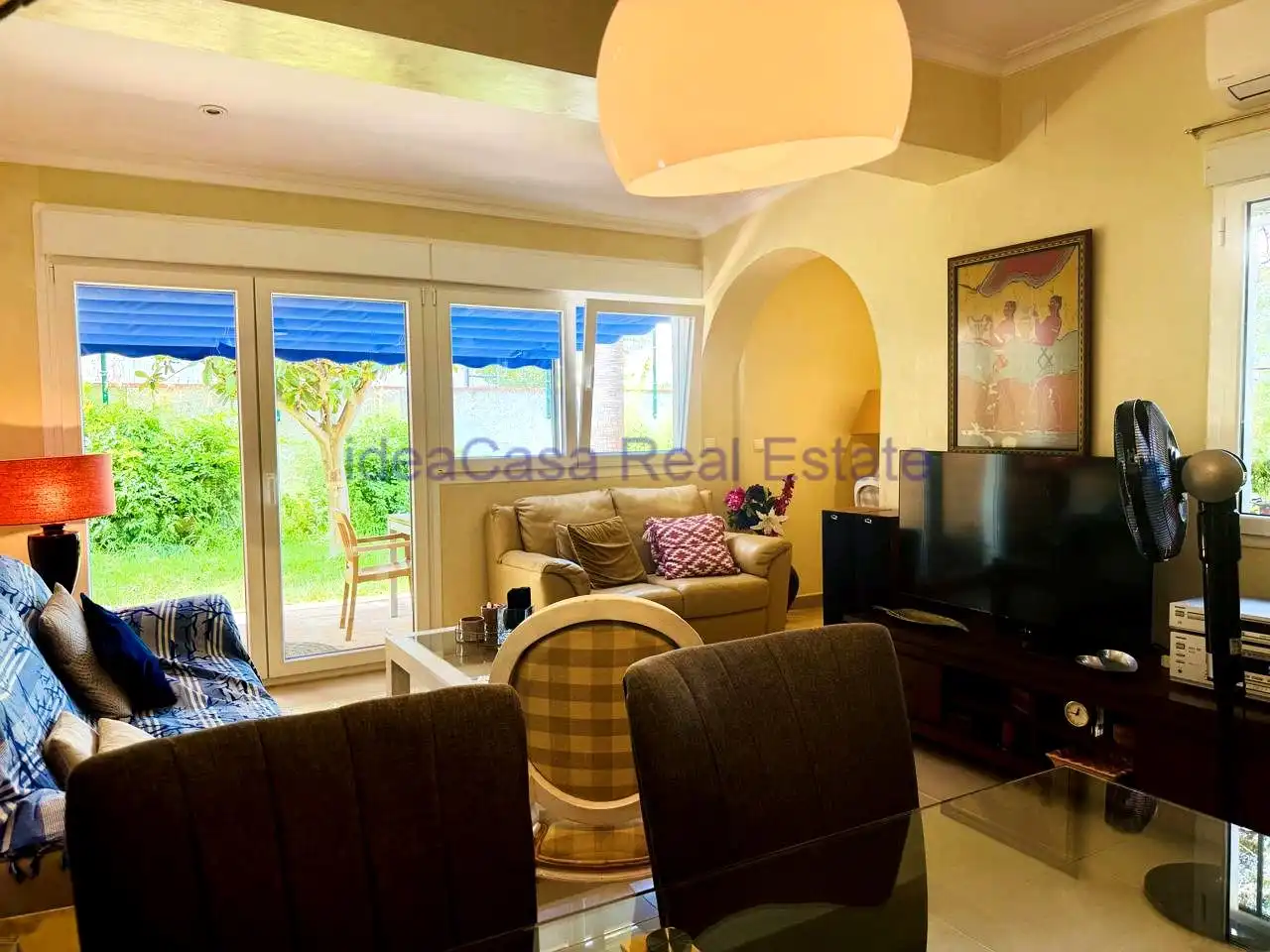 Sala de estar de Casa o chalet en venta en Málaga con Aire acondicionado, Jardín privado y Terraza