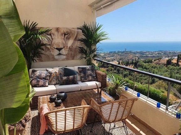 Terrace of Flat to rent in Marbella  with Air Conditioner, Terrace and Community pool