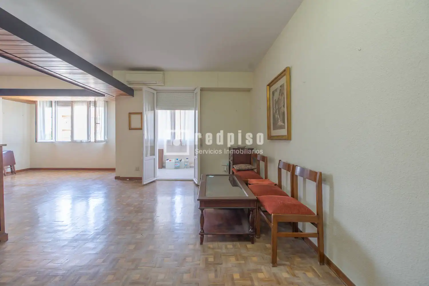 Wohnzimmer von Wohnung zum Verkauf in Madrid mit Klimaanlage, Heizung und Terrasse