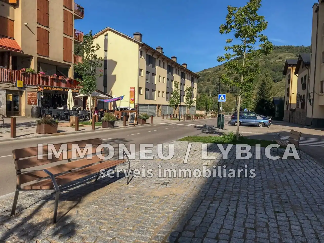 Vista exterior de Apartamento en venta en Alp con Calefacción, Parquet y Terraza