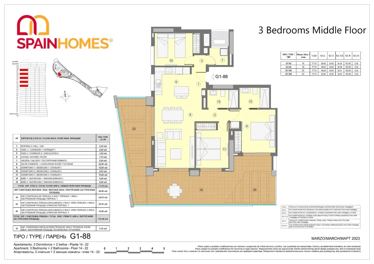 Apartament amb terrassa en venda a Via Parque, imagen 27