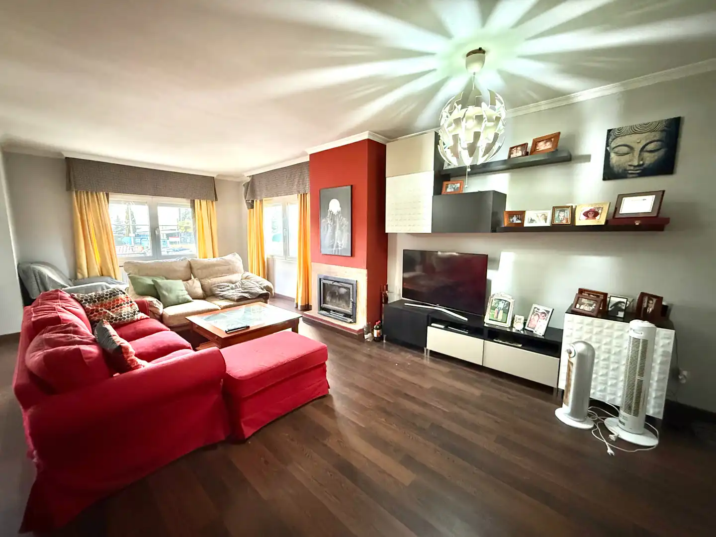 Sala de estar de Casa o chalet en venta en Galapagar con Calefacción, Jardín privado y Terraza
