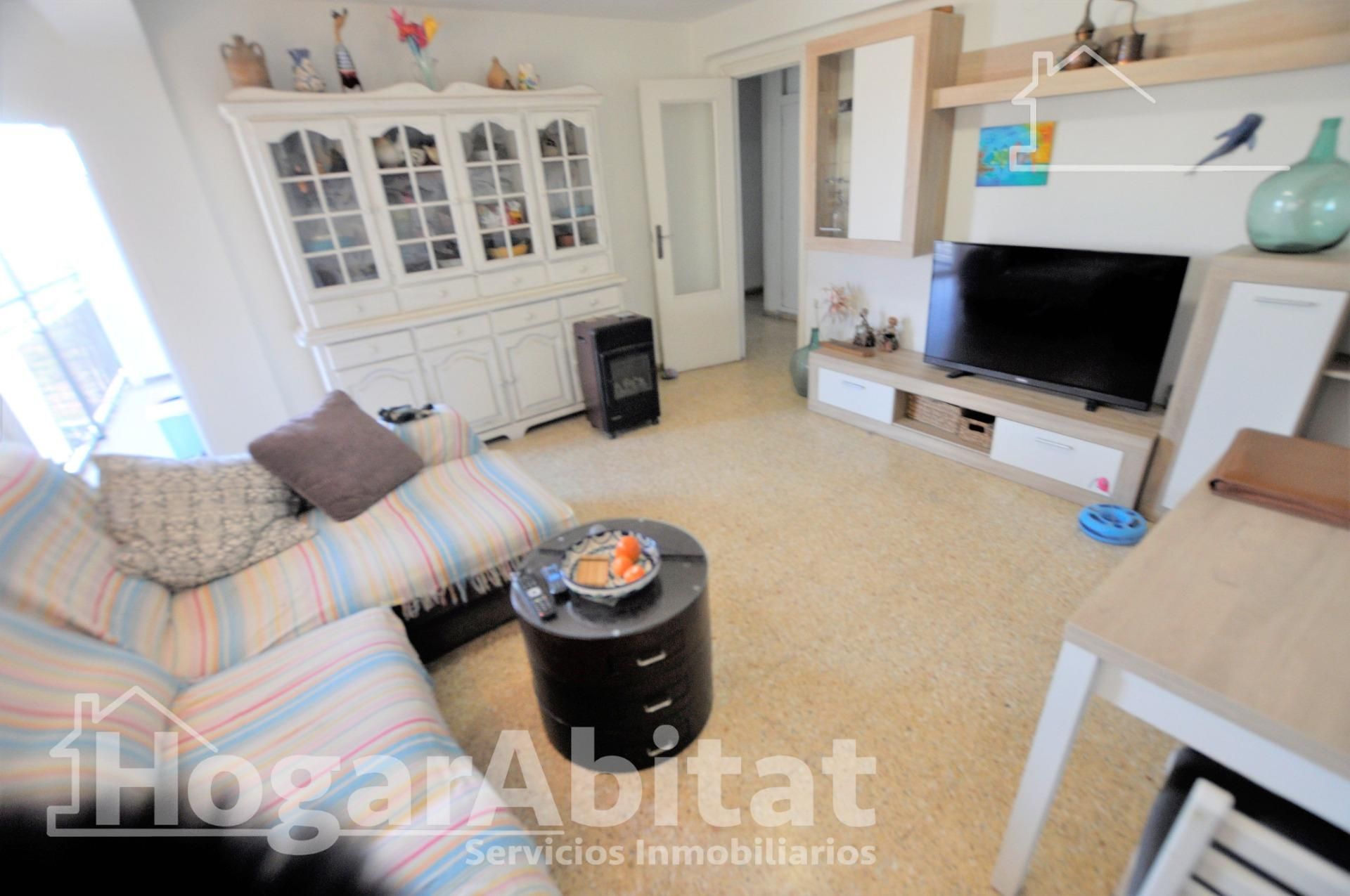 Sala de estar de Piso en venta en Puçol con Balcón