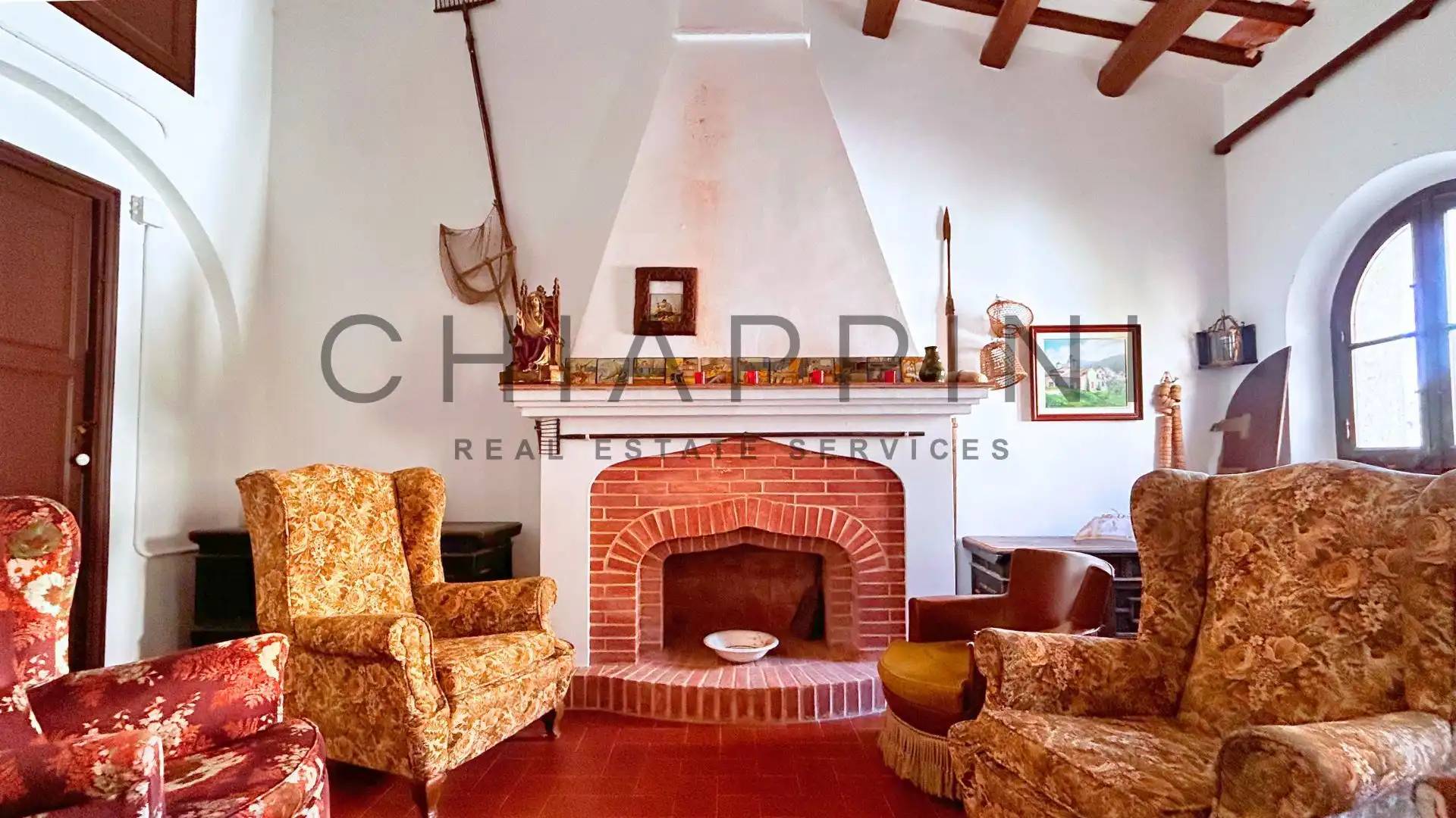 Sala de estar de Finca rústica en venta en Tossa de Mar con Calefacción, Terraza y Trastero