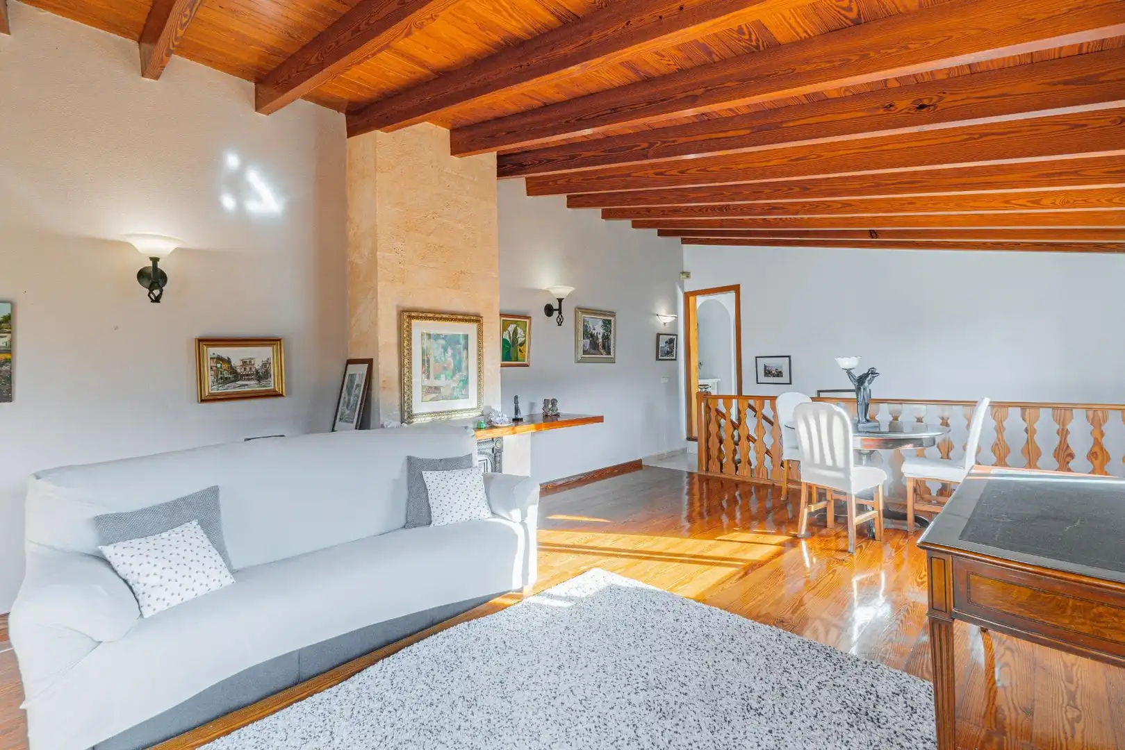 Sala d'estar de Casa o xalet en venda en Marratxí amb Aire condicionat, Calefacció i Jardí privat