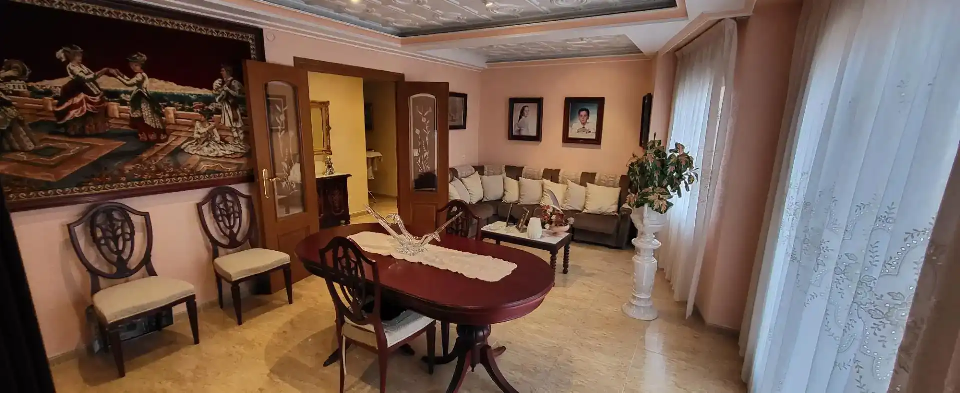 Sala de estar de Piso en venta en Algemesí con Aire acondicionado, Amueblado y Horno