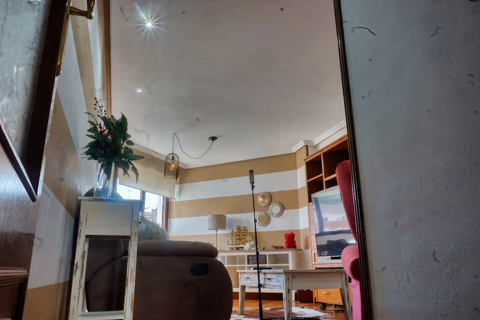 Living room of Flat for sale in Corvera de Asturias  with Parquet flooring, Storage room and Furnished