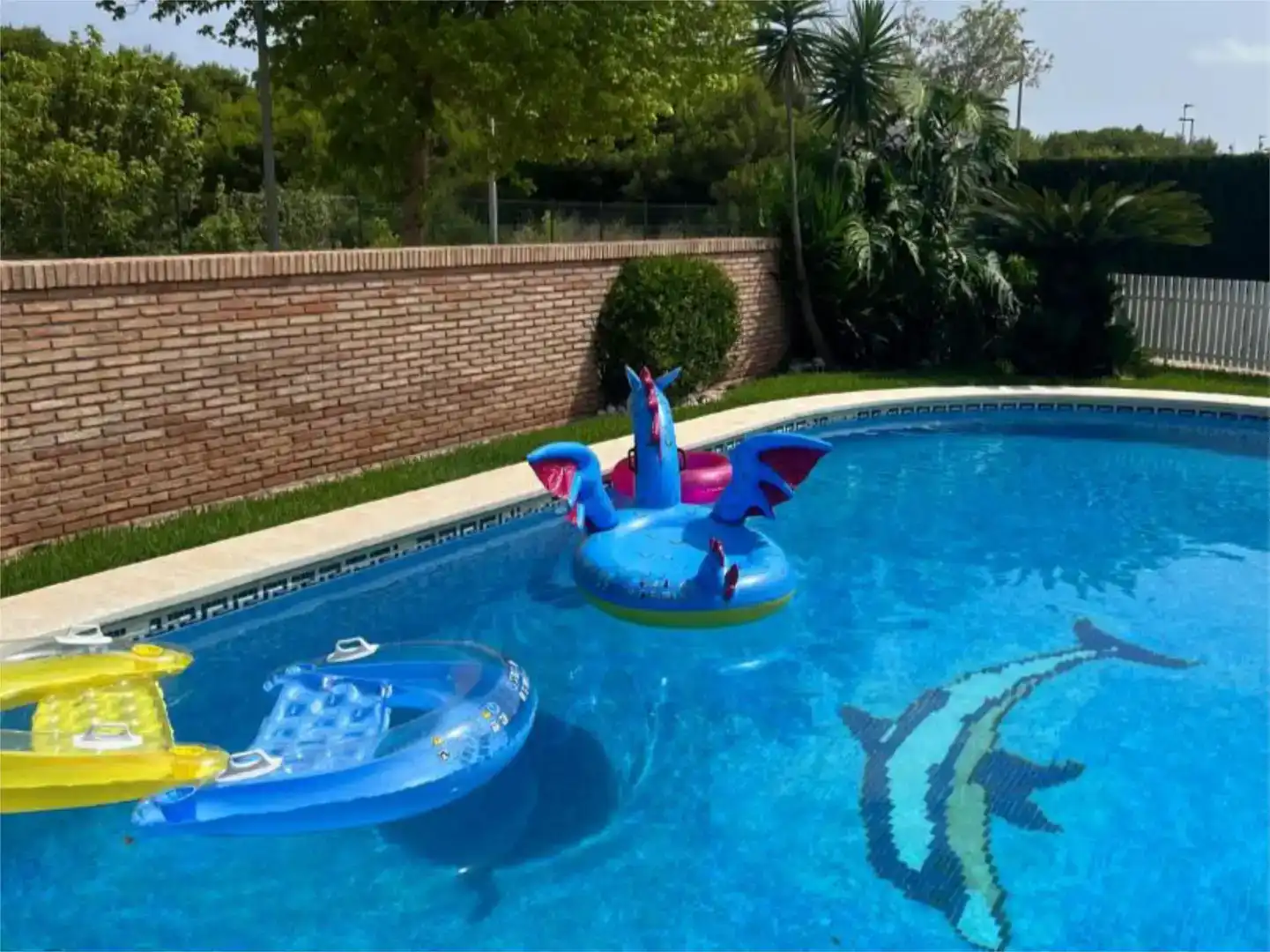 Piscina de Casa o xalet de lloguer en Castellón de la Plana / Castelló de la Plana amb Aire condicionat, Jardí privat i Parquet