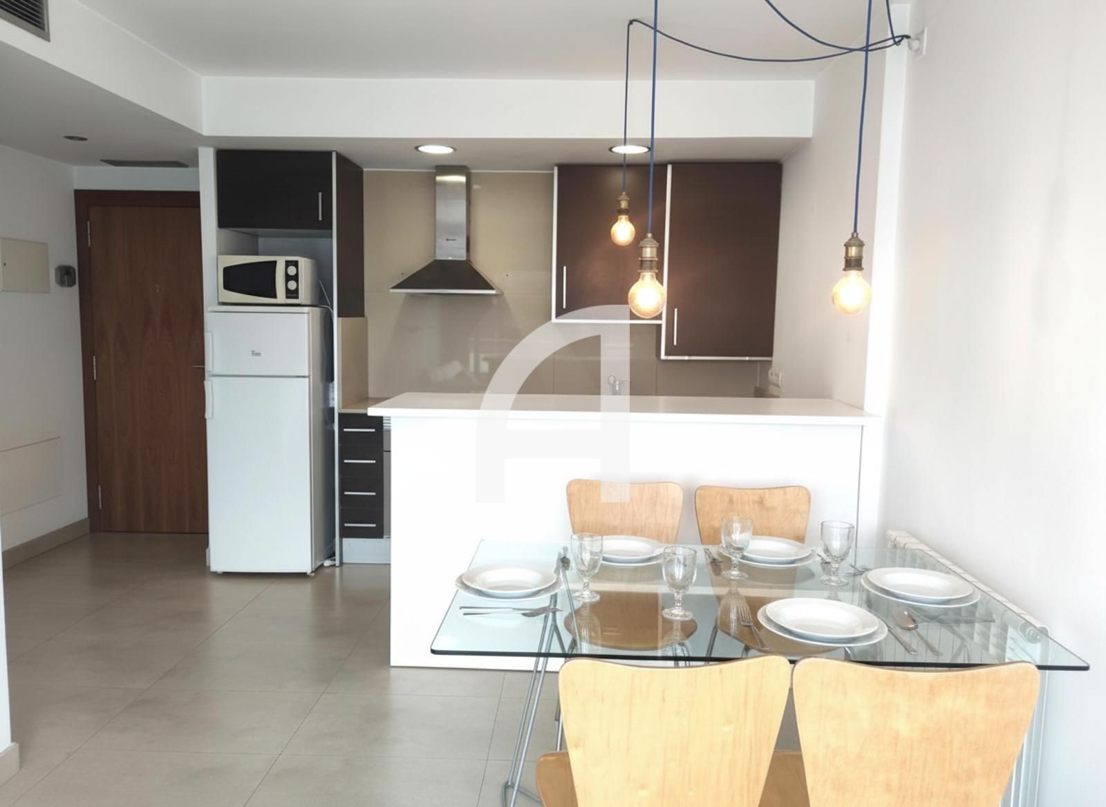 Cuina de Pis en venda en Girona Capital amb Aire condicionat, Calefacció i Moblat