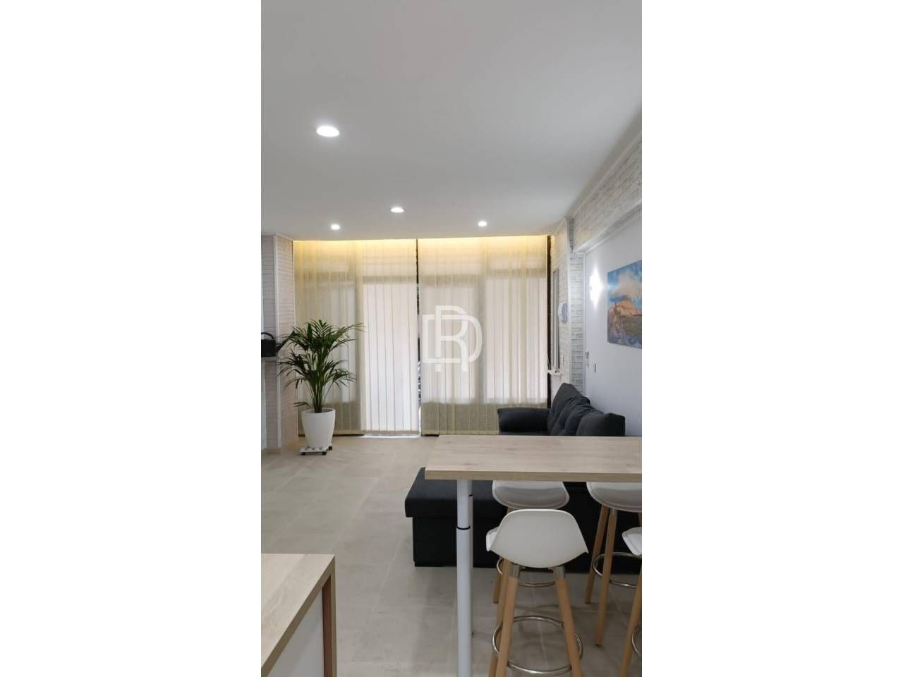 Sala de estar de Estudio de alquiler en Puerto de la Cruz con Amueblado