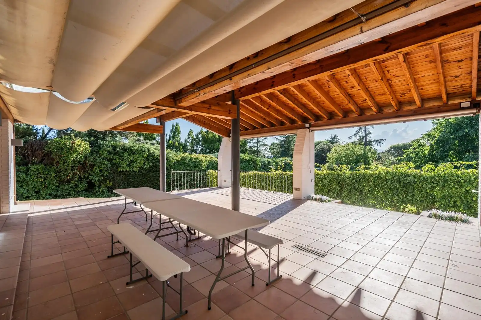 Terraza de Casa o chalet en venta en Las Rozas de Madrid con Aire acondicionado, Calefacción y Jardín privado