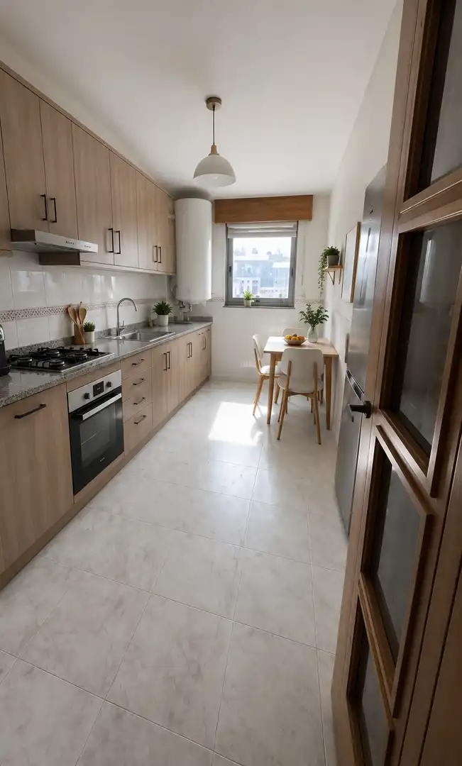 Kitchen of Flat for sale in Teo  with Storage room