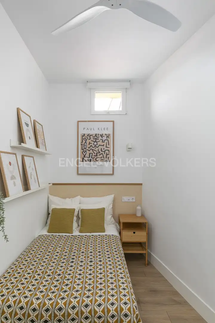 Bedroom of Flat for rent in Madrid  with Air Conditioner, Heating and Pets allowed