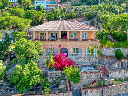 Vista exterior de Casa o xalet en venda en Santa Cristina d'Aro amb Aire condicionat, Calefacció i Jardí privat