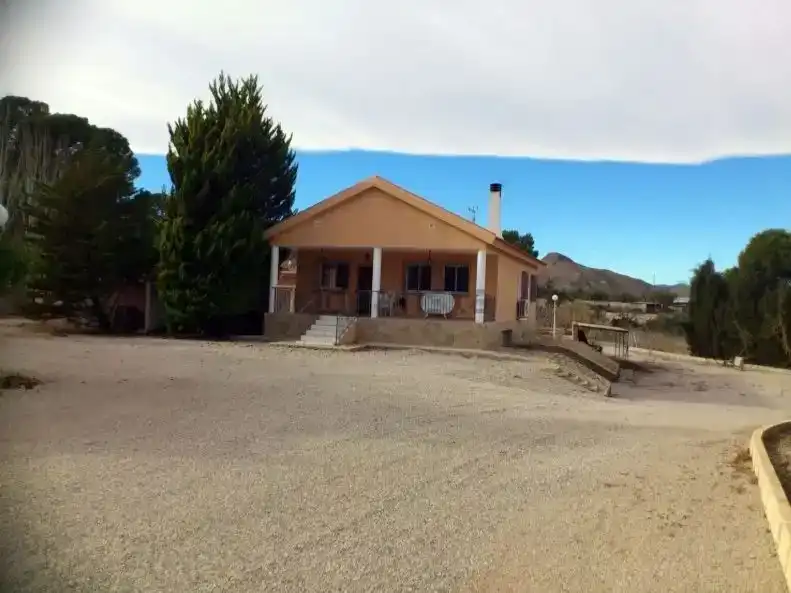 Exterior view of Houses for sale in Lorca  with Air Conditioner, Swimming Pool and Balcony