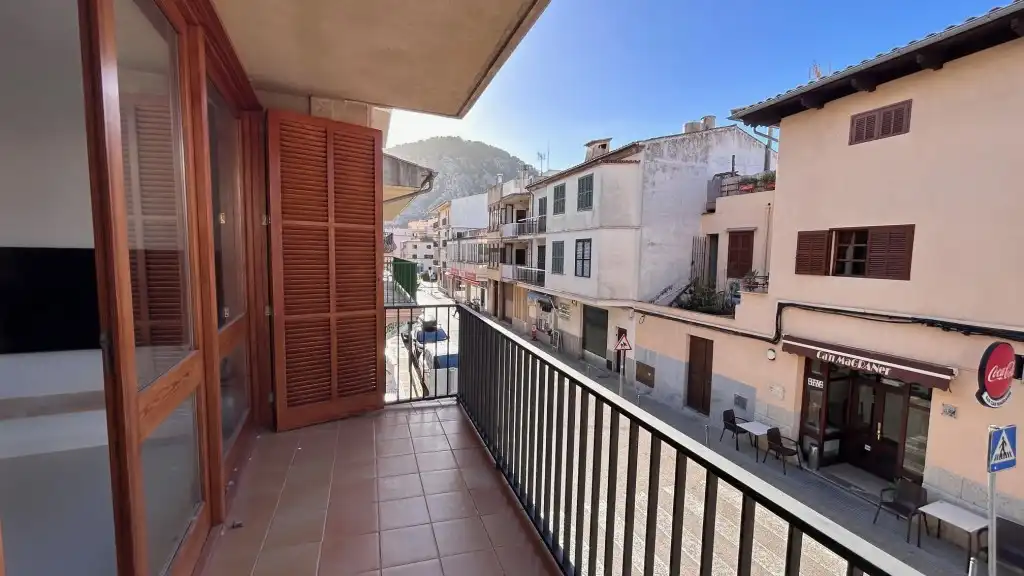 Außenansicht von Wohnungen zur Miete in Pollença mit Klimaanlage, Terrasse und Möbliert