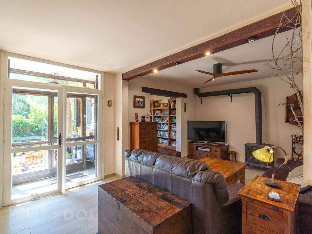 Living room of Single-family semi-detached for sale in Els Pallaresos