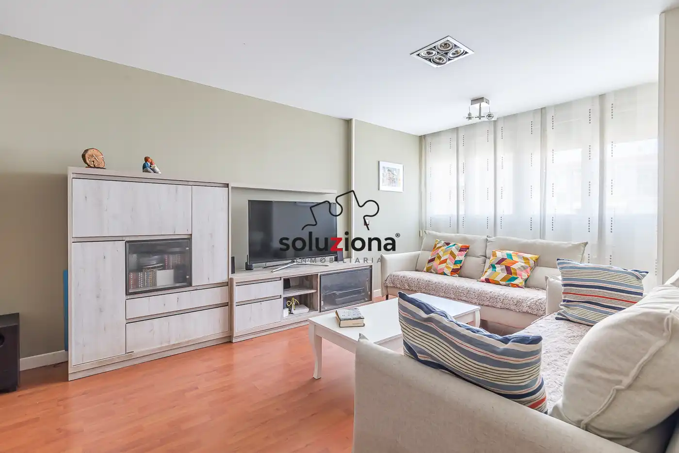 Sala de estar de Piso en venta en Getafe con Aire acondicionado, Calefacción y Parquet