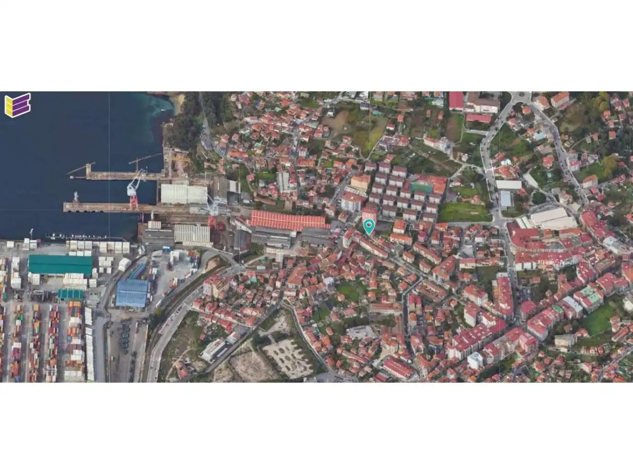 Vista exterior de Piso en venta en Vigo 