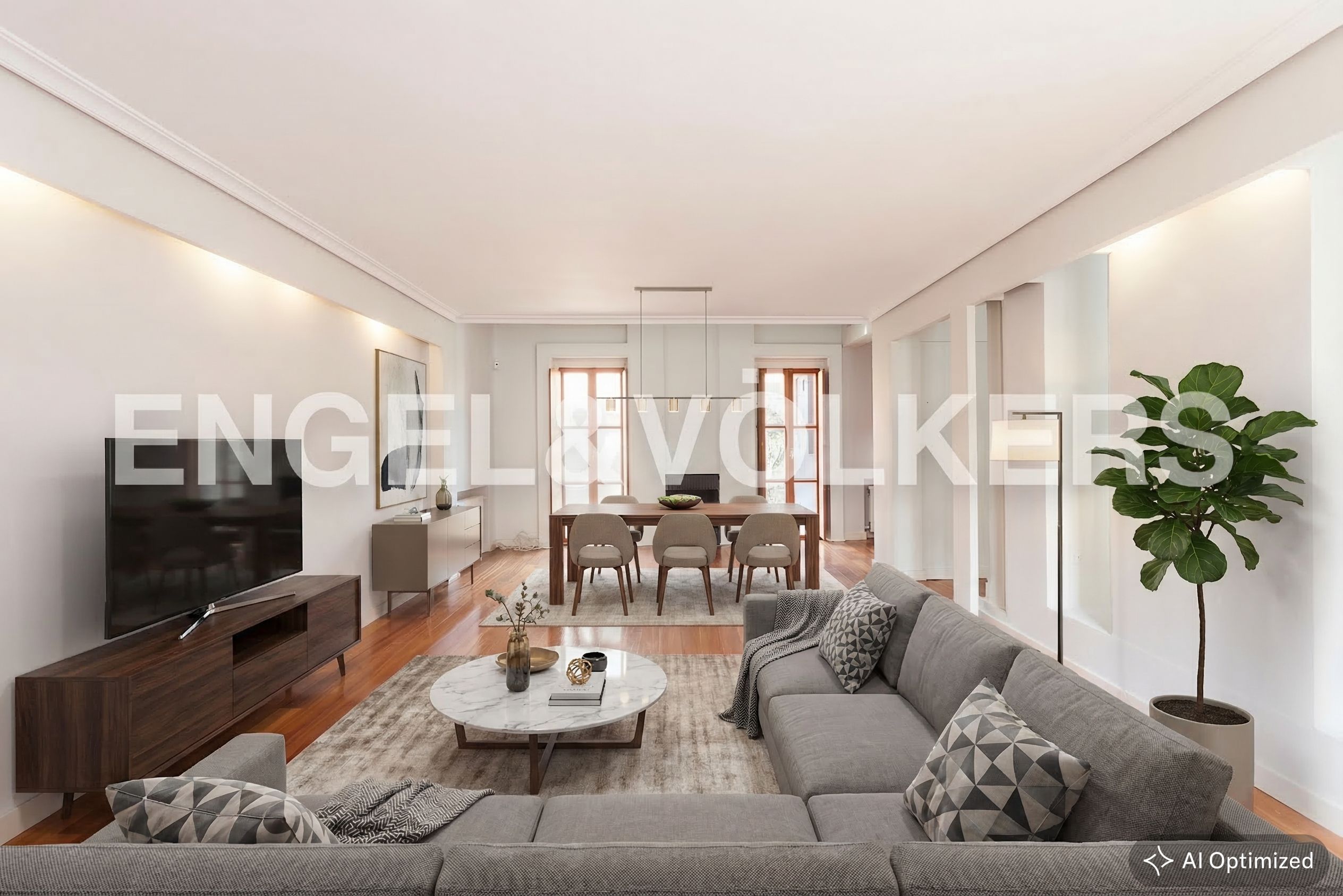 Wohnzimmer von Haus oder Chalet zum Verkauf in  Madrid Capital mit Klimaanlage, Heizung und Terrasse