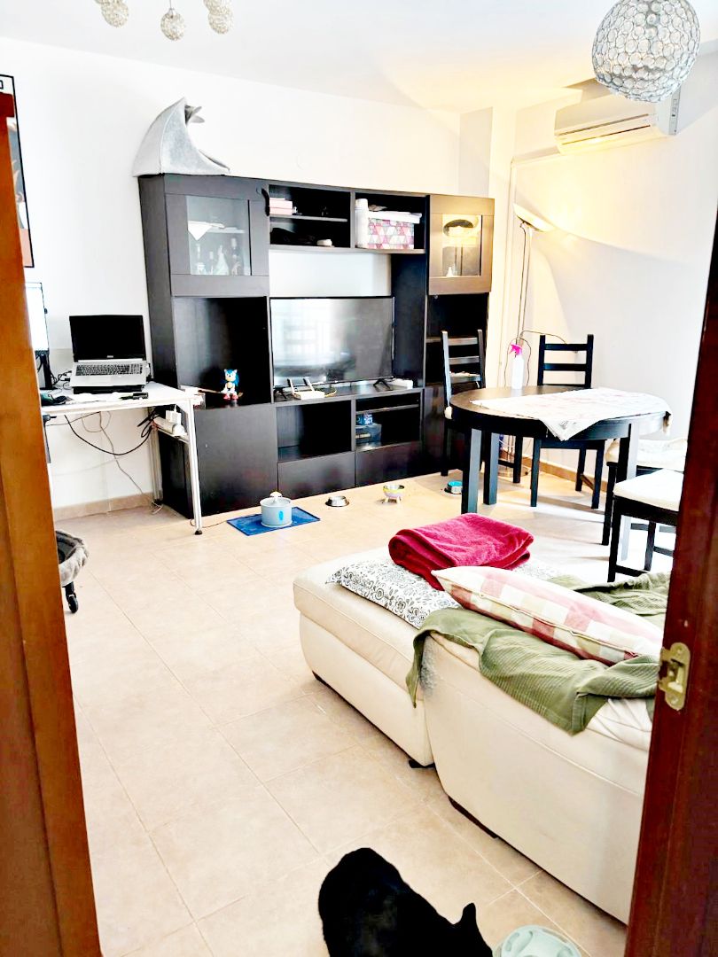 Living room of Flat for sale in Cártama  with Air Conditioner and Furnished