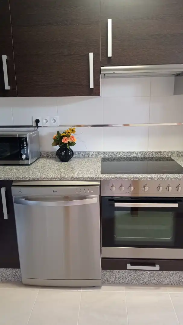 Kitchen of Duplexes for sale in Foz  with Terrace, Storage room and Furnished